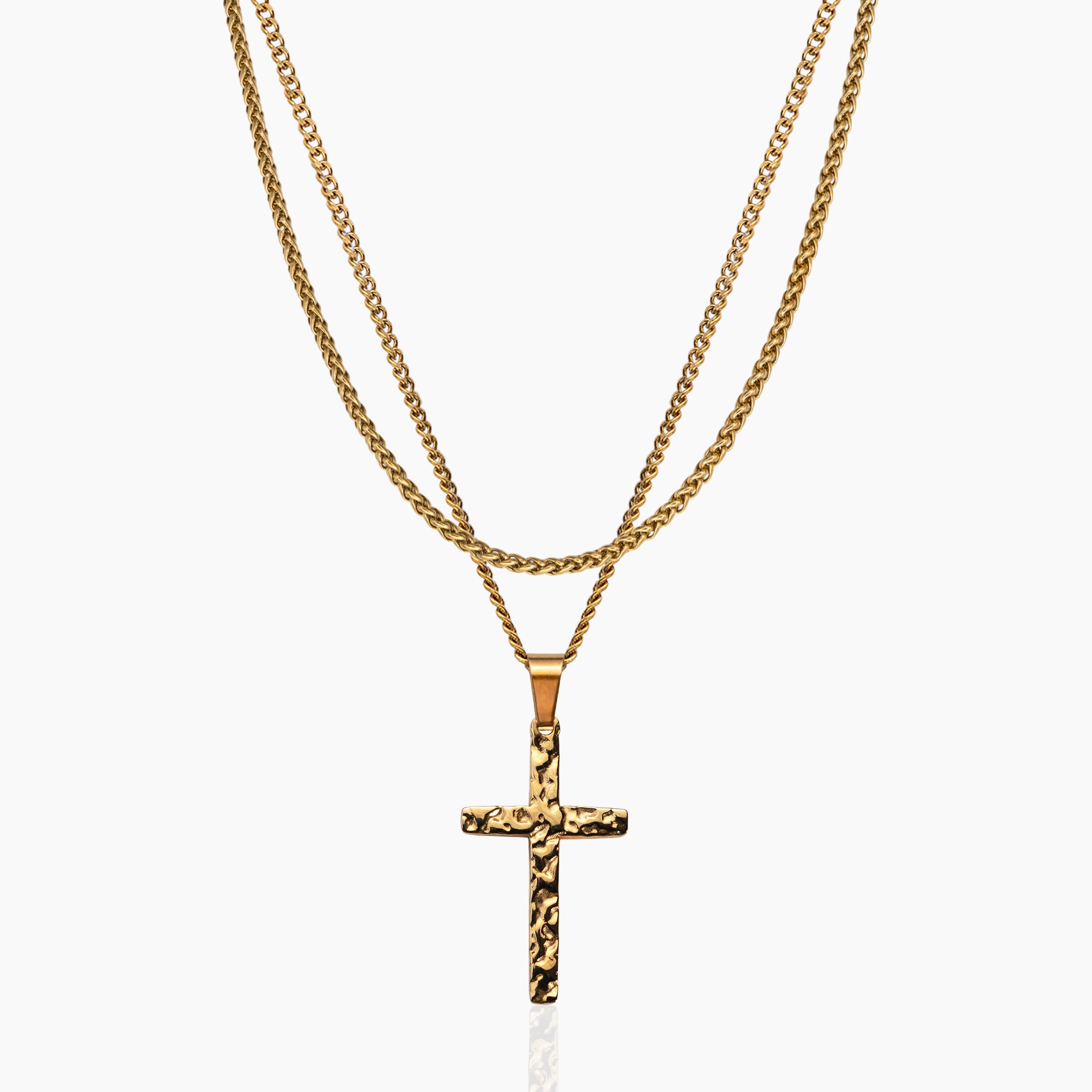 Rugged Cross Set - Gold