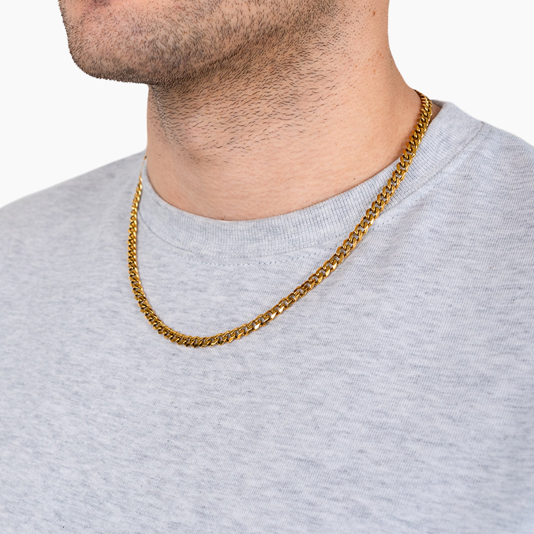 5mm Miami Cuban Chain - Gold